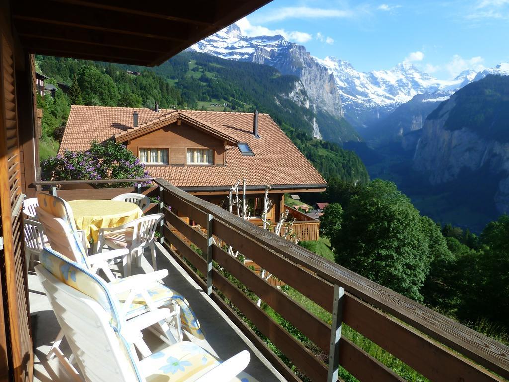 Chalet Gerbera Wengen Bagian luar foto